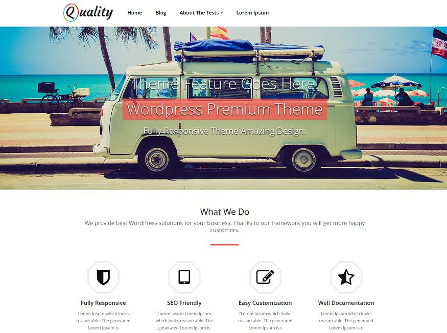 Quality – WordPress Themes
